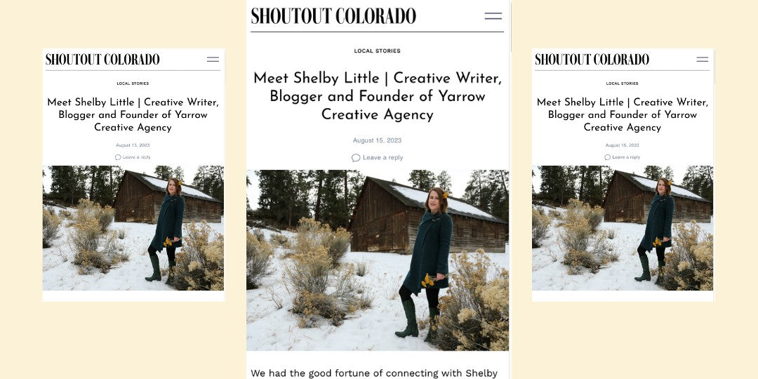 shoutout colorado interview of shelby little